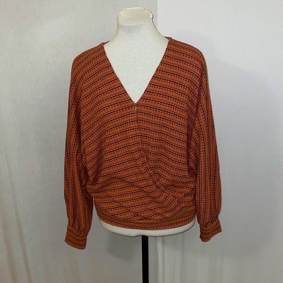 Daytrip Tops - Daytrip Kimono Sleeve Waffle Weave Wrap Medium